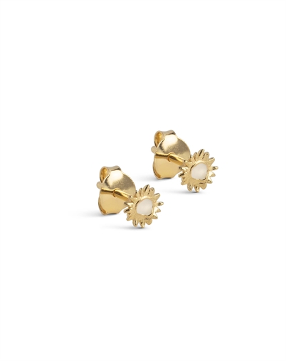Enamel Copenhagen - Mini Sunshine studs - Daisy/Guldfarvet